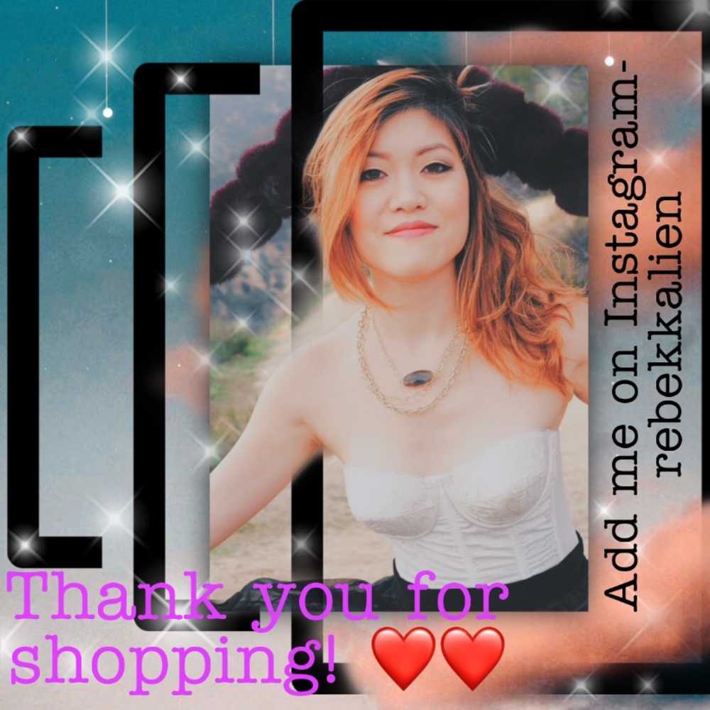 Thanks for shopping! Add me on Instagram!